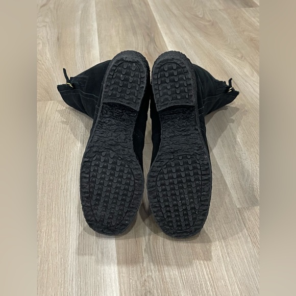 NWOT-Genuine Sheep Wool inner Lining-Vintage Black Suede Naturalizer - Picture 12 of 14